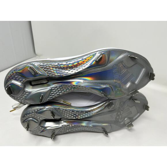 adidas Icon 7 Boost Cleats - Mens Baseball Shoes White Core Black Size 12.5 - Picture 7 of 7